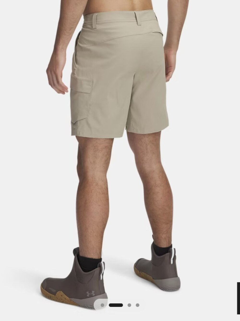Under Armour Fish Pro Hunter 2.0 Cargo Shorts Size 40 Khaki Tan Pockets UPF 50+ - Picture 11 of 12